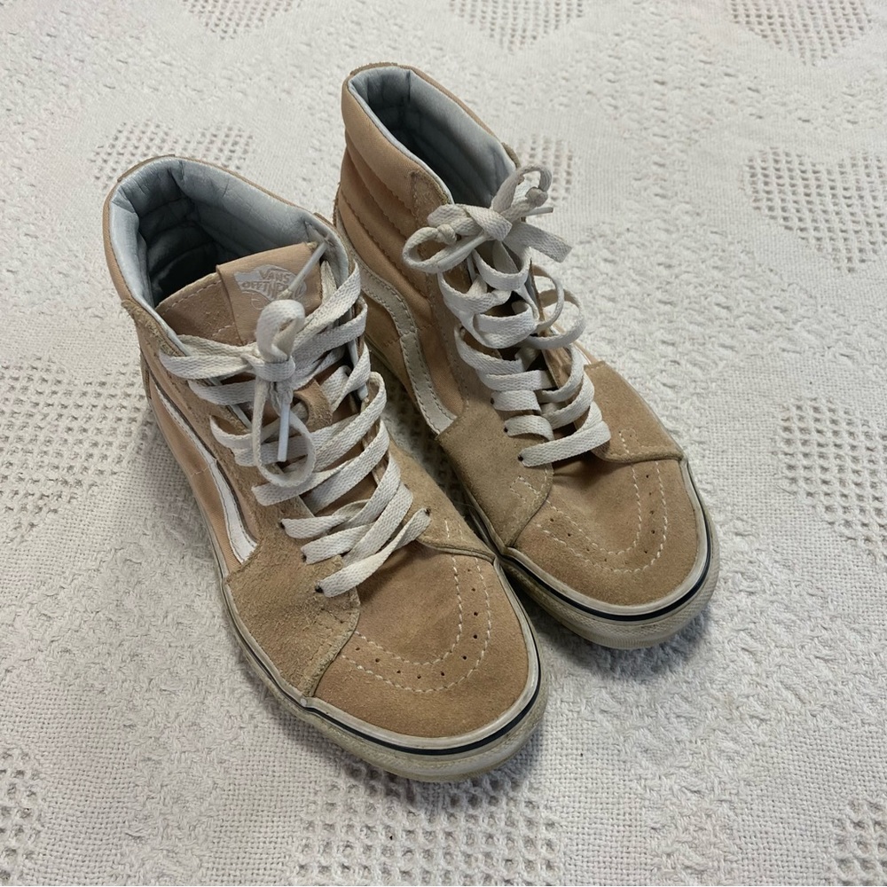High Top Brown Vans (6.5)